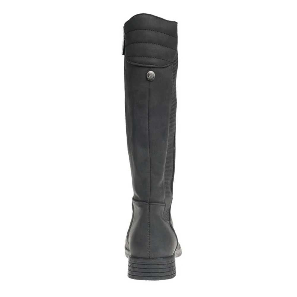 商品Bebe|Big Girls Fashion, Tall Knee-High Chelsea Boots with Elastic Gore,价格¥216,第3张图片详细描述