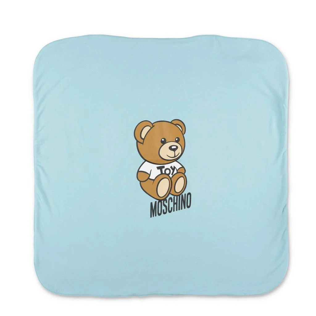 商品Moschino|Moschino Kids Teddy Bear-Printed Square Blanket,价格¥471,第1张图片