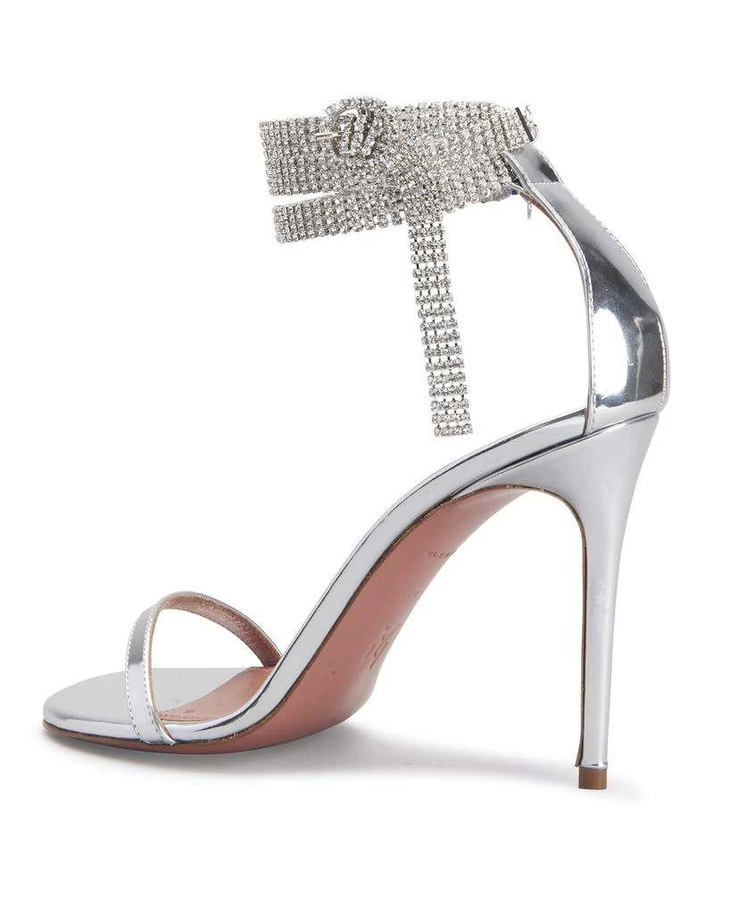 商品Amina Muaddi|Giorgia Metallic Crystal-Cuff Sandals,价格¥3033,第3张图片详细描述