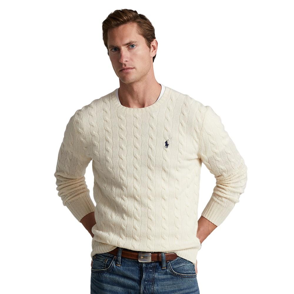 Polo Ralph Lauren | Men's Wool-Cashmere Cable-Knit Sweater 1108.46元 商品图片