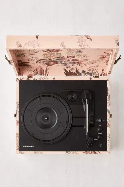 商品Crosley|Crosley Floral Voyager Bluetooth Record Player,价格¥825,第2张图片详细描述