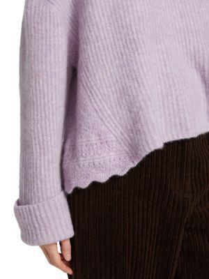 商品3.1 Phillip Lim|Lofty Scalloped Trim Sweater,价格¥1266,第6张图片详细描述