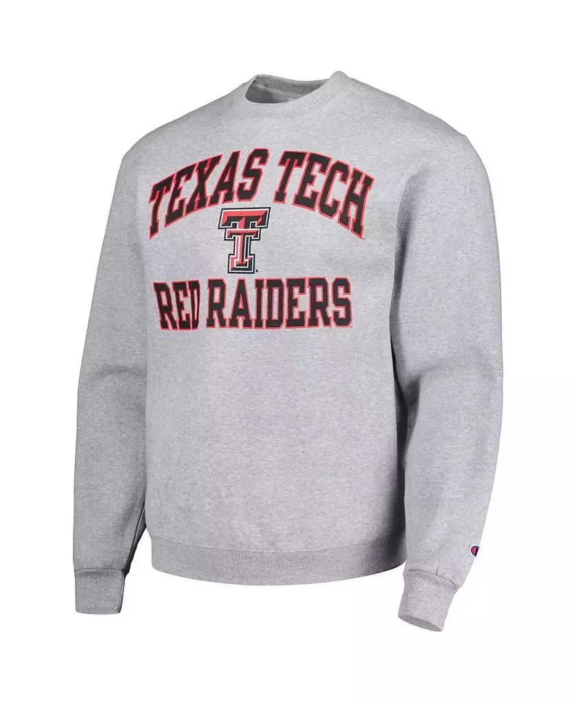 商品CHAMPION|Men's Heather Gray Texas Tech Red Raiders High Motor Pullover Sweatshirt,价格¥310,第2张图片详细描述