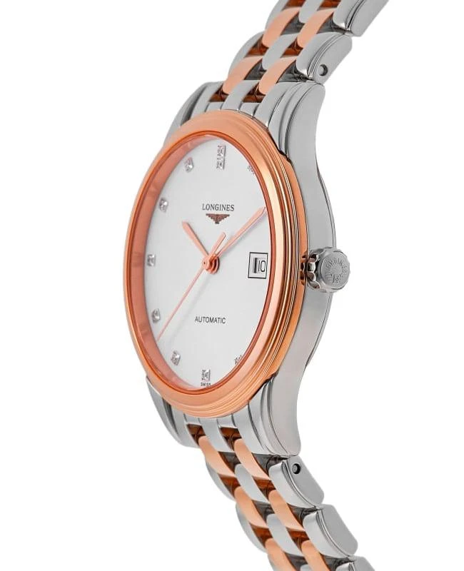 商品Longines|Longines Flagship Automatic 30mm White Diamond Dial Two Tone  Women's Watch L4.374.3.99.7,价格¥12313,第3张图片详细描述