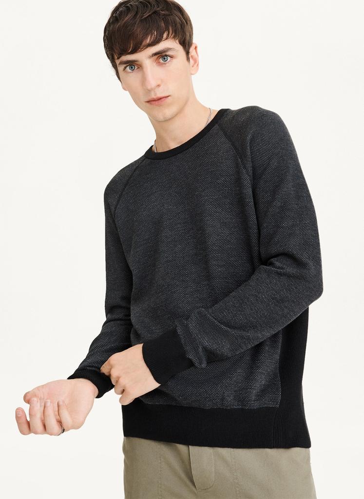 商品DKNY|Birdseye Raglan Sleeve Sweater,价格¥217-¥336,第1张图片