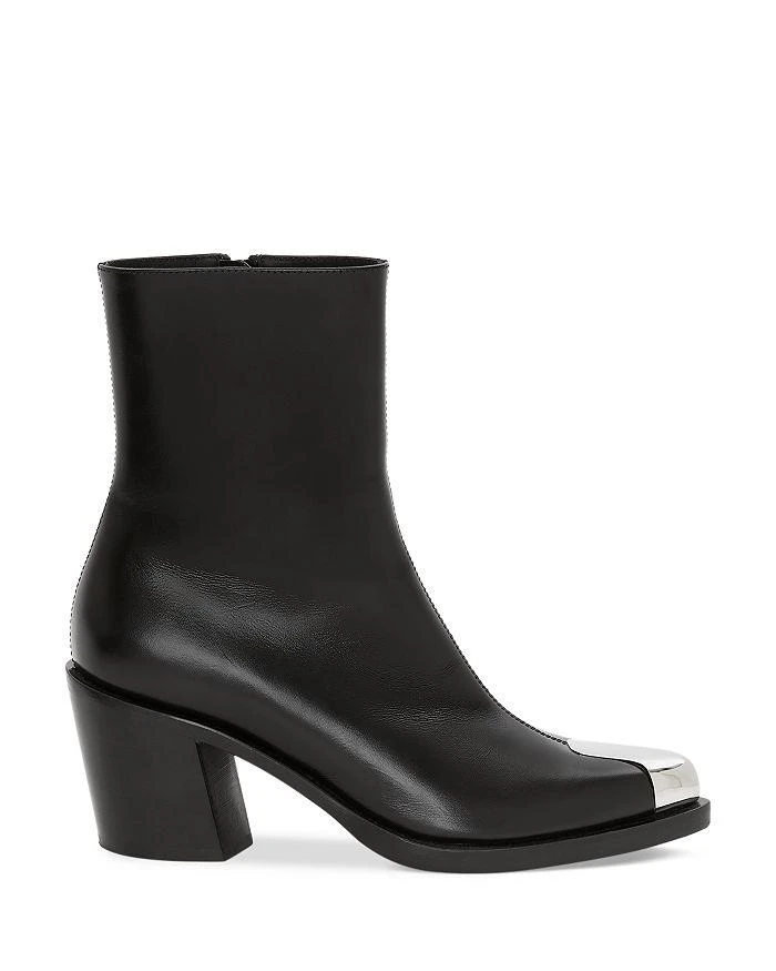 商品Alexander McQueen|Women's High Block Heel Booties,价格¥2147,第2张图片详细描述