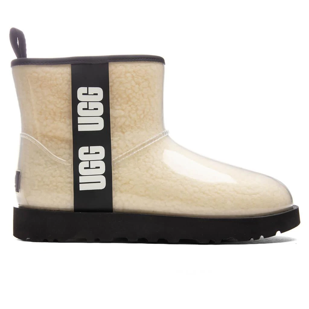 商品UGG|Women's Classic Clear Mini Boot - Natural/Black,价格¥1215,第1张图片