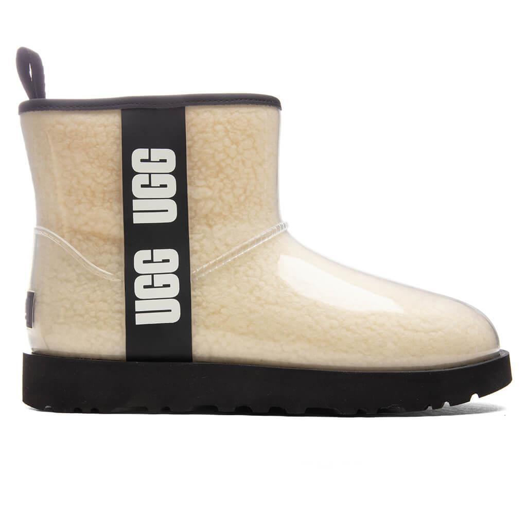 商品UGG|UGG Women's Classic Clear Mini Boot - Natural/Black,价格¥1179,第1张图片