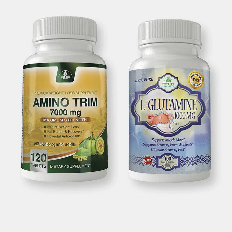 商品Totally Products|Amino Trim and L-Glutamine Combo Pack,价格¥215,第1张图片