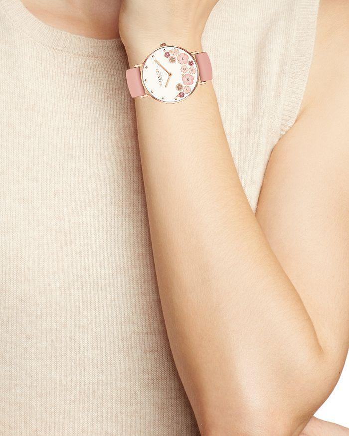 商品Coach|Perry Tea Rose Watch, 36mm,价格¥963,第6张图片详细描述