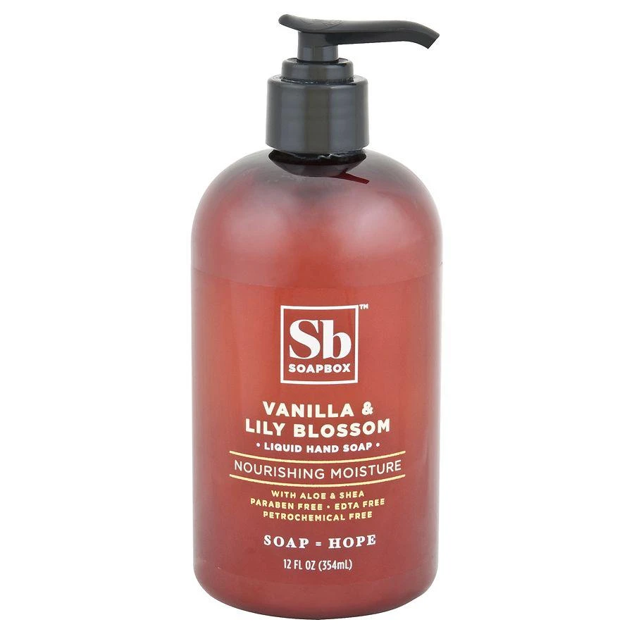 商品Soapbox|Vanilla & Lilly Blossom Hand Soap,价格¥34,第1张图片