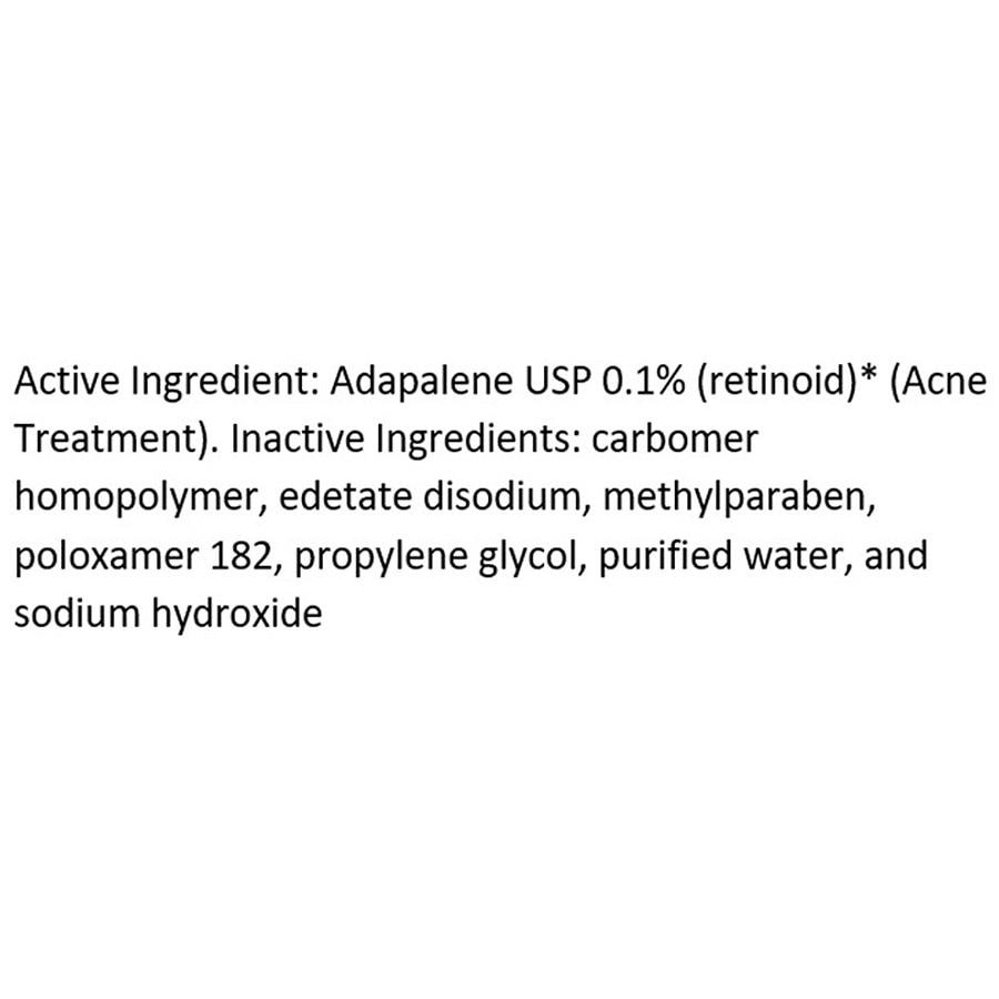 Adapalene Gel 0.1% Retinoid Acne Treatment商品第3张图片规格展示