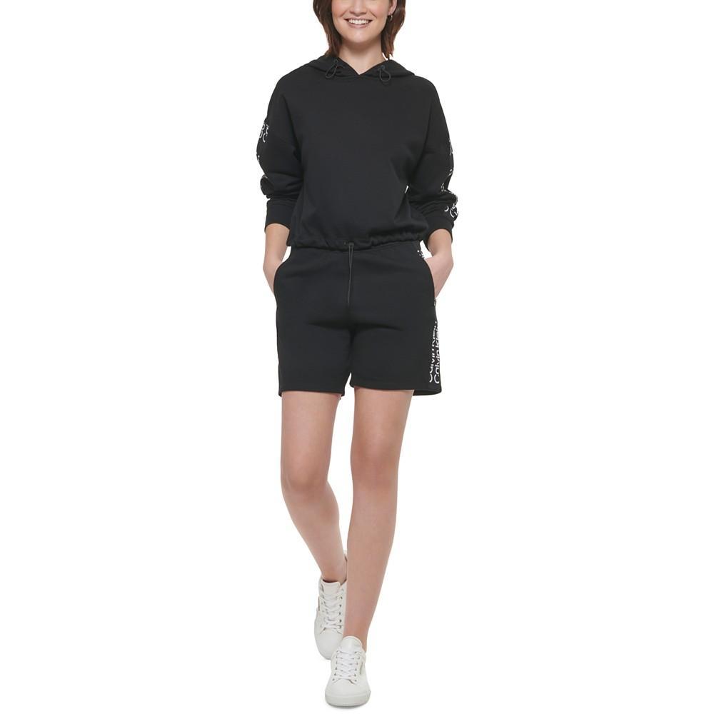商品Calvin Klein|Women's Logo-Graphic Elastic-Waist Pull-On Shorts,价格¥315,第6张图片详细描述