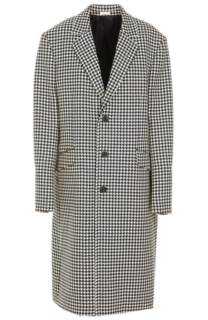 商品Alexander McQueen|Alexander McQueen Houndstooth Single-Breasted Coat,价格¥15027,第1张图片