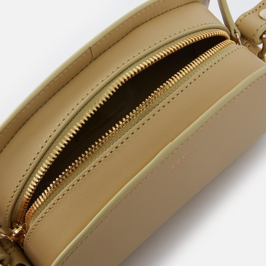 A.P.C. Mini Demi-Lune Leather Shoulder Bag商品第5张图片规格展示