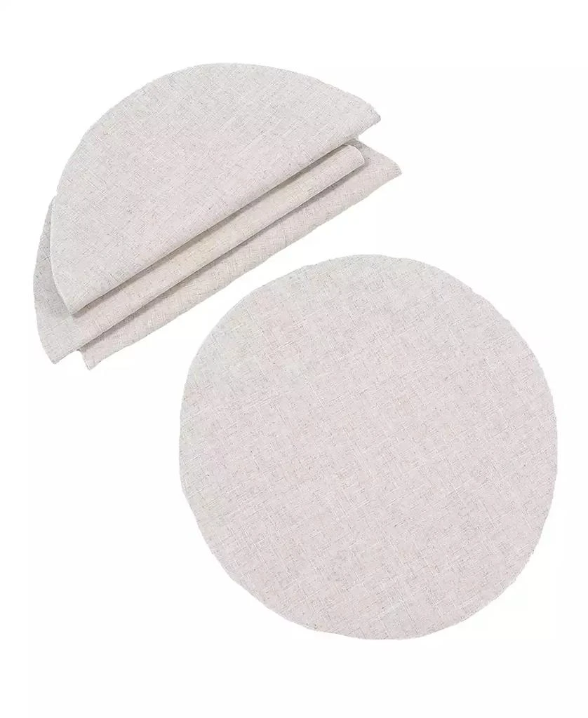 商品Manor Luxe|Holly Berry Branch Crewel Embroidered Christmas Placemats, Set of 4,价格¥518,第2张图片详细描述