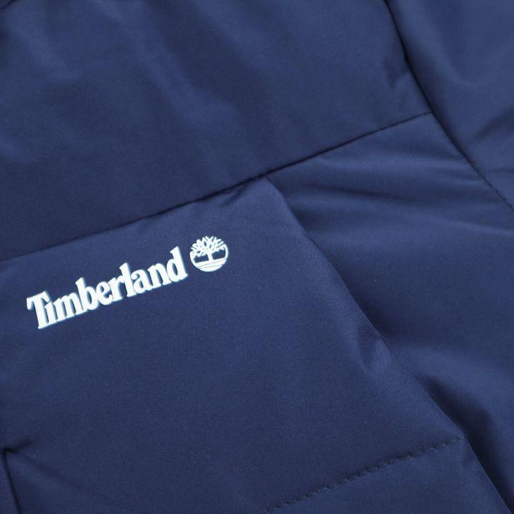 商品Timberland|Navy Logo Patch Puffer Jacket,价格¥1122-¥1372,第4张图片详细描述