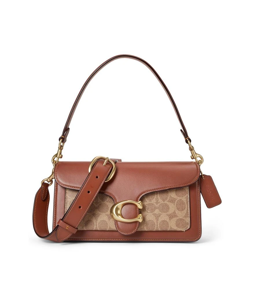 商品Coach|Coated Canvas Signature Tabby Shoulder Bag 26,价格¥3619,第1张图片