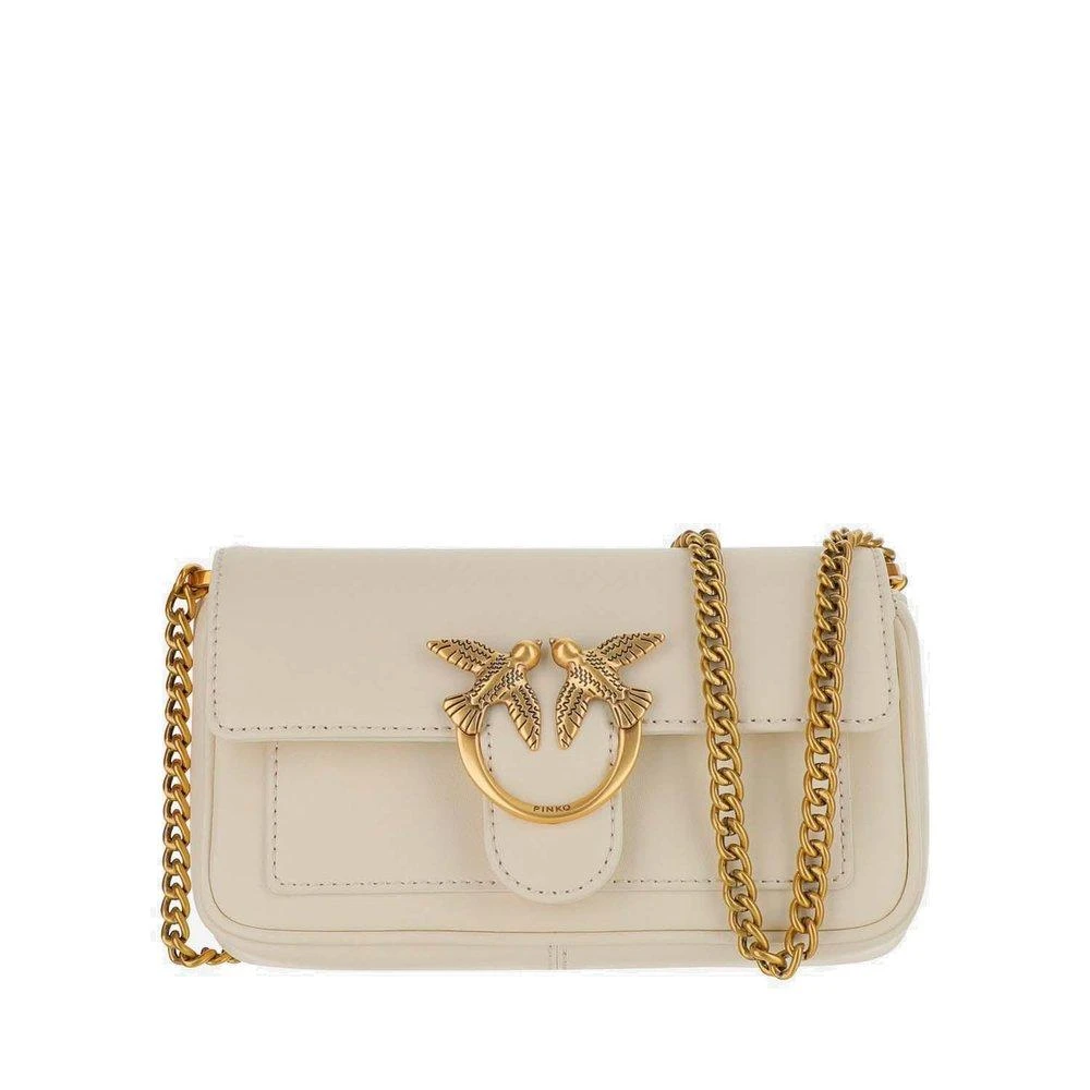 商品PINKO|Pinko Love Bird Buckle Shoulder Bag,价格¥883,第1张图片