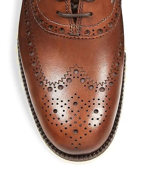 商品Cole Haan|ZeroGrand Wingtip Leather Oxfords,价格¥1424,第4张图片详细描述