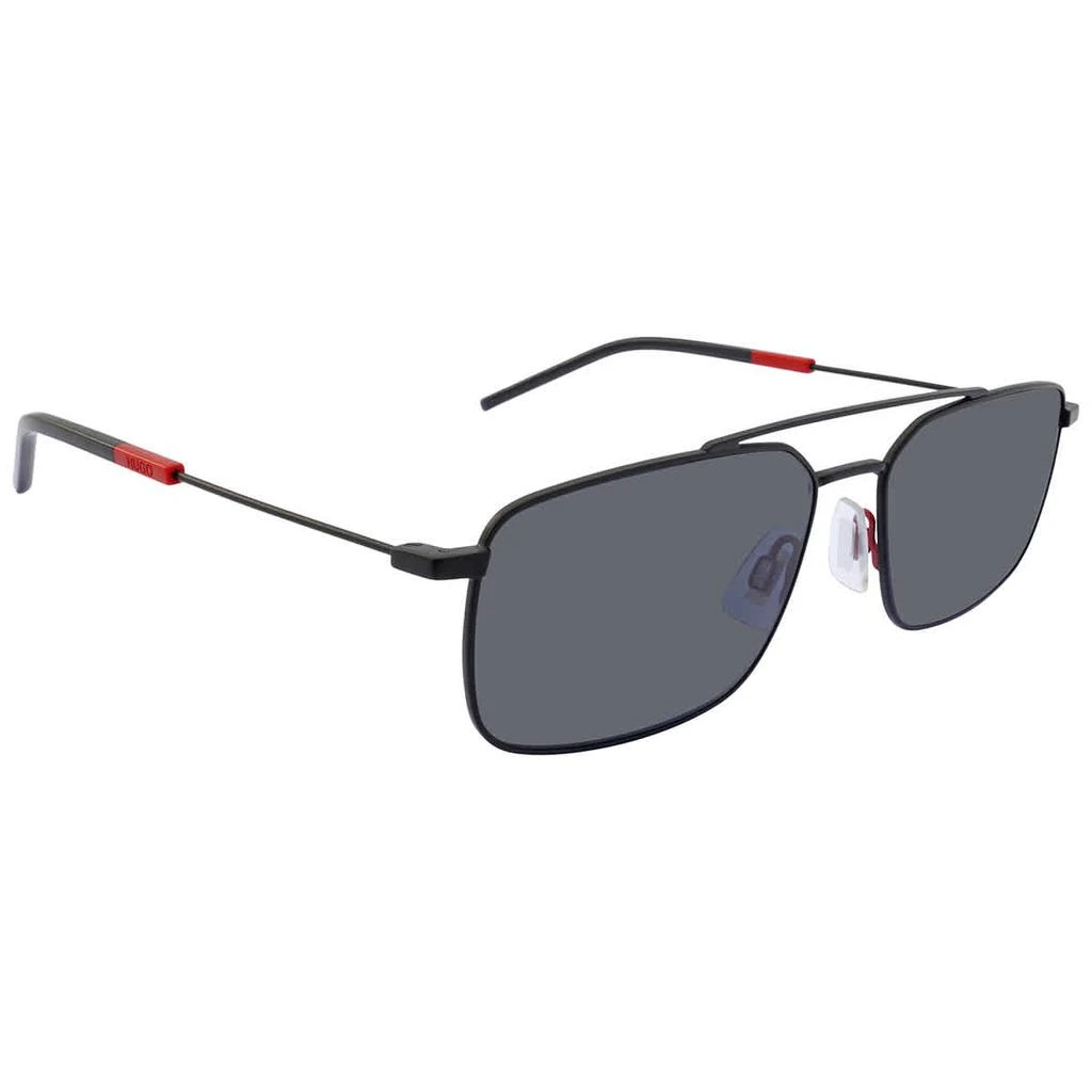 商品Hugo Boss|Hugo Boss Grey Navigator Men's Sunglasses HG 1119/S 0BLX/IR 58,价格¥298,第1张图片