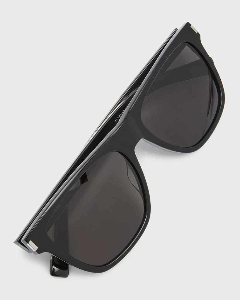 商品Yves Saint Laurent|Men's SL 619 Acetate Rectangle Sunglasses,价格¥4013,第5张图片详细描述