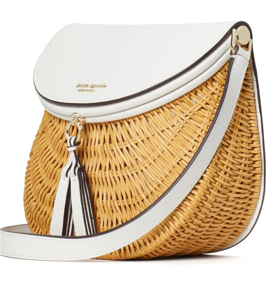 商品Kate Spade|catch medium wicker crossbody bag,价格¥810,第5张图片详细描述