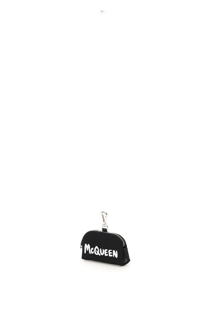 商品Alexander McQueen|McQUEEN GRAFFITI POLYFAILLE SMALL POUCH,价格¥1056,第4张图片详细描述