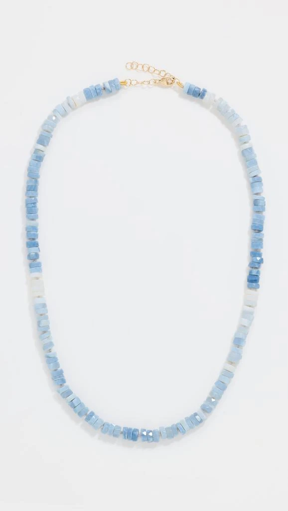商品Jia Jia|14k Ombre Blue Opal Fancy Cut Necklace,价格¥3988,第1张图片