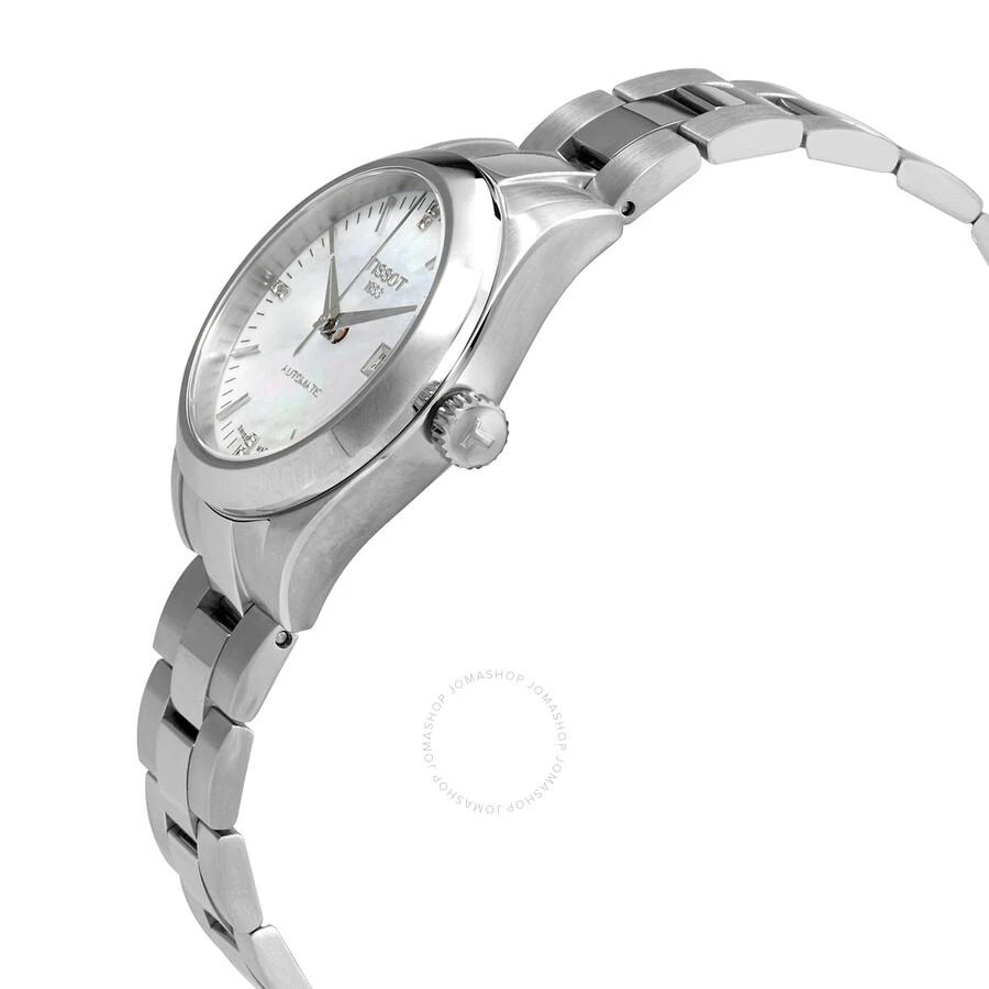 商品Tissot|Automatic Diamond White Mother of Pearl Dial Ladies Watch T132.007.11.116.00,价格¥2437,第2张图片详细描述