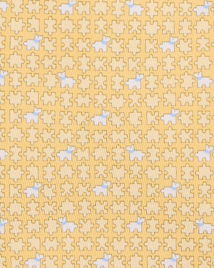 商品Salvatore Ferragamo|Silk Classic Puzzle Dog Tie,价格¥1228,第3张图片详细描述