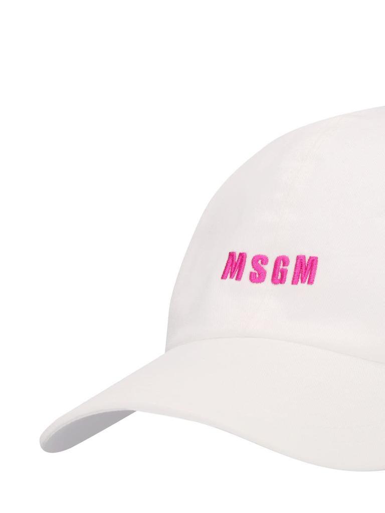 商品MSGM|Logo Cotton Baseball Cap,价格¥1381,第5张图片详细描述