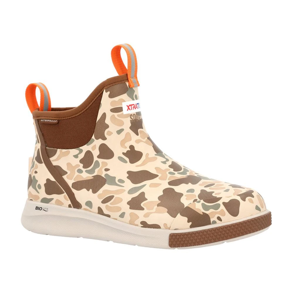 商品Xtratuf|Sport Ankle Deck Camo Round Toe Pull On Rain Boots,价格¥1006,第2张图片详细描述