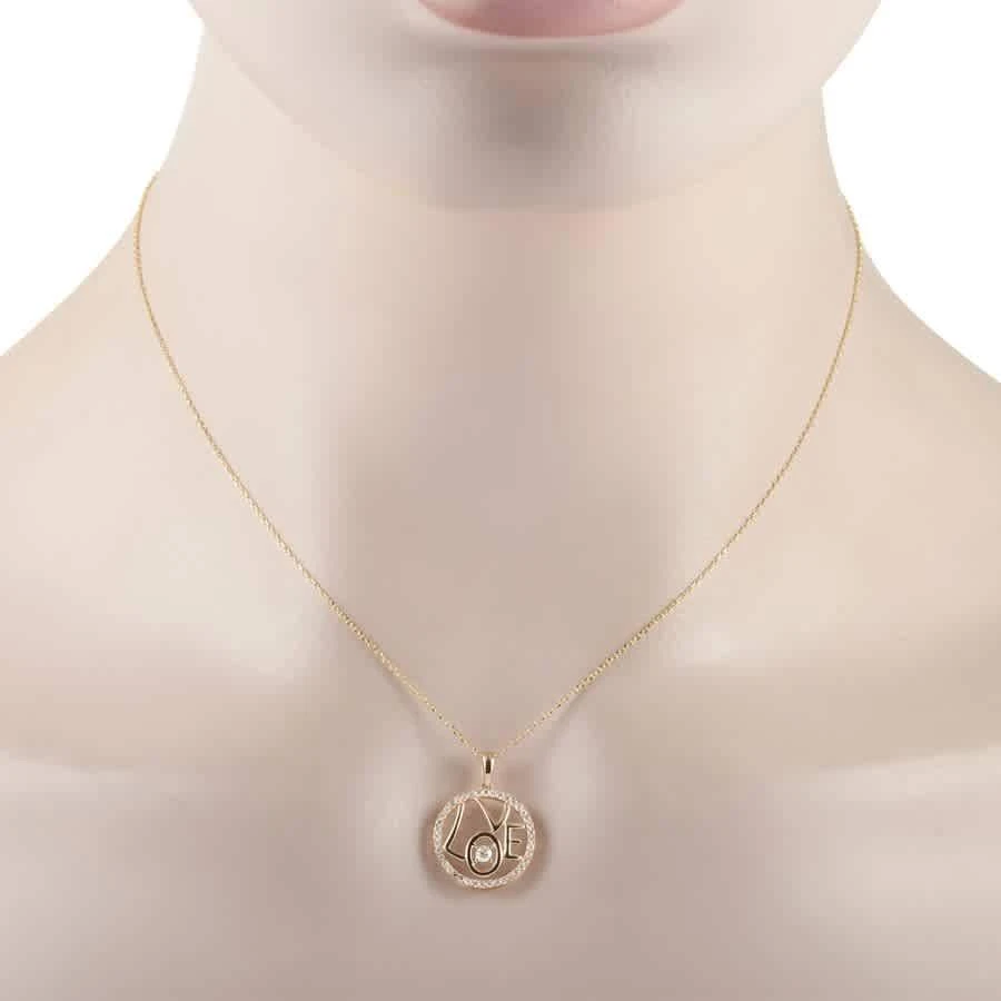 商品LB Exclusive|14K Yellow Gold 0.30 ct Diamond Pendant Necklace,价格¥4468,第2张图片详细描述