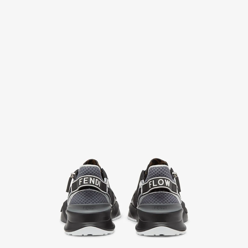 商品Fendi|FENDI/芬迪 男士黑色聚氨酯休闲运动鞋,价格¥7848,第5张图片详细描述