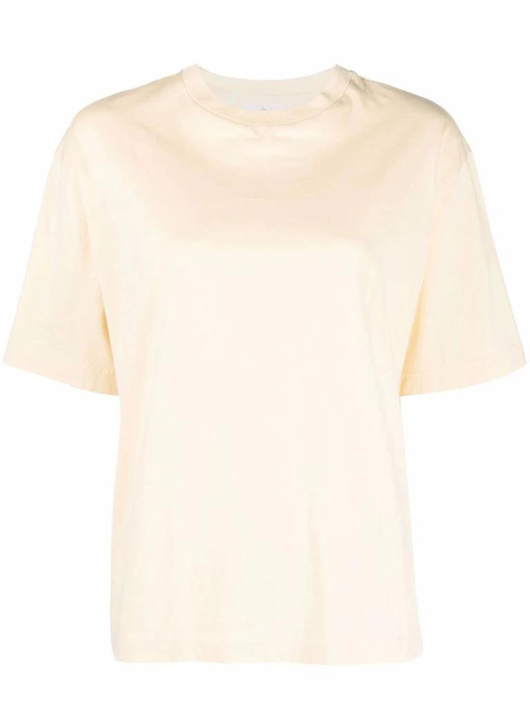 商品Acne Studios|Acne Studios Women's Beige Cotton T-Shirt,价格¥1400,第1张图片