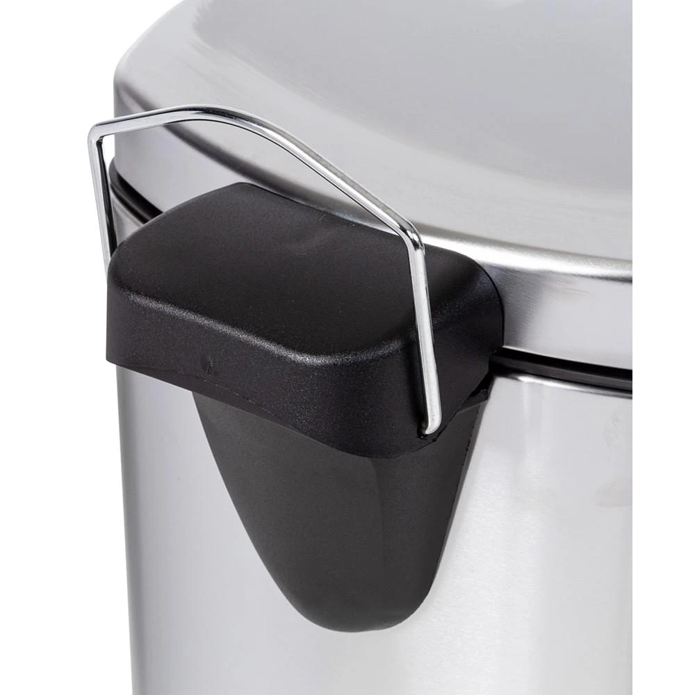 50-Liter Square Stainless Steel Step Trash Can with Soft-Close Lid 商品