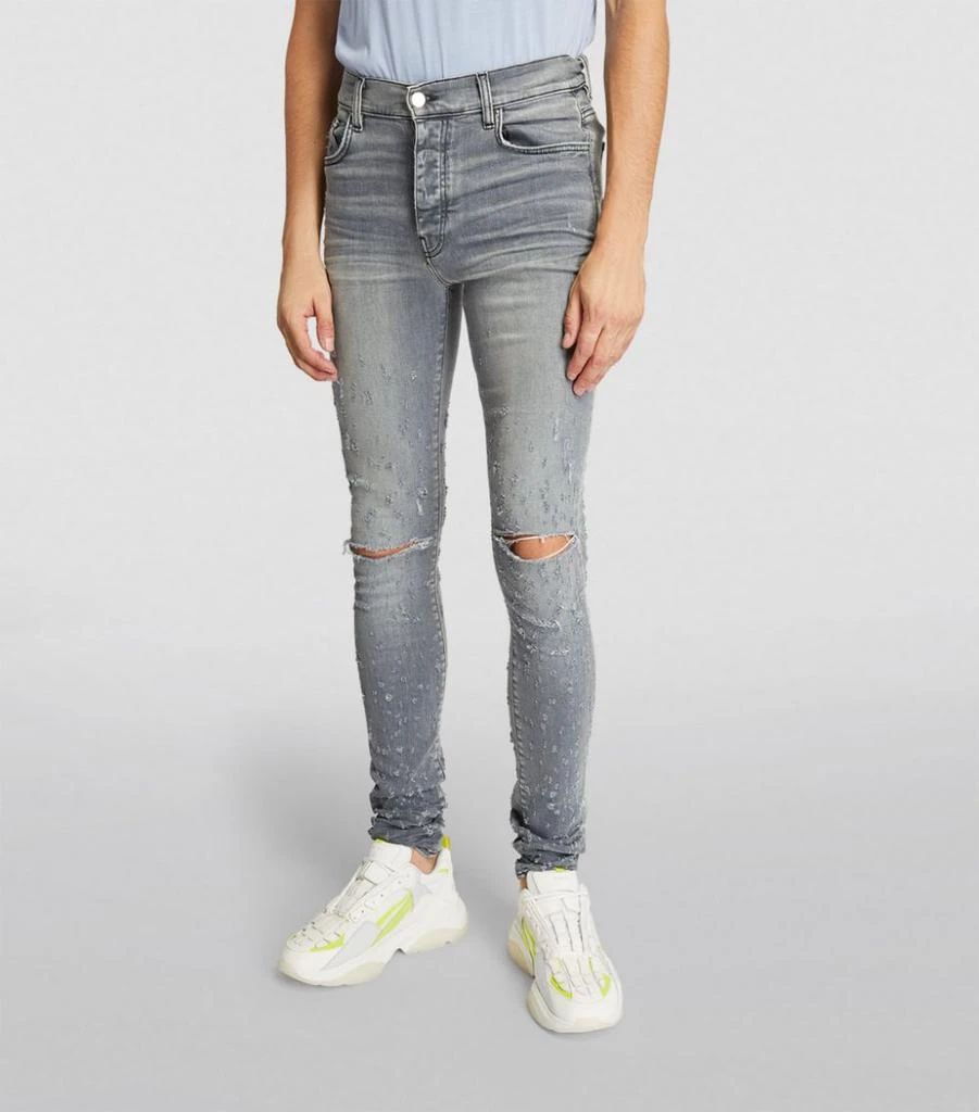 商品AMIRI|Shotgun Distressed Skinny Jeans,价格¥6219,第3张图片详细描述