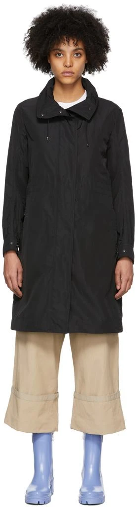 商品Moncler|Black Kourou Parka Coat,价格¥10938,第1张图片