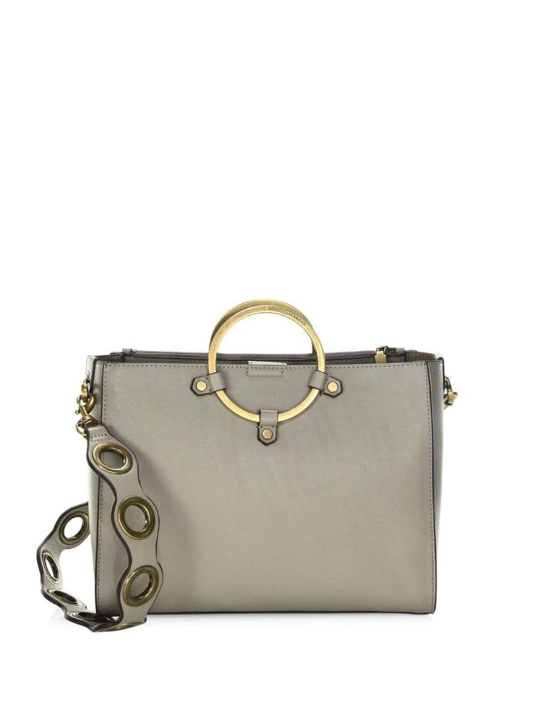 商品Rebecca Minkoff|Ring Leather Satchel,价格¥1810,第1张图片