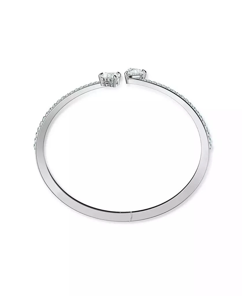 商品Swarovski|Attract Soul Heart Rhodium Plated Bangle,价格¥1334,第2张图片详细描述