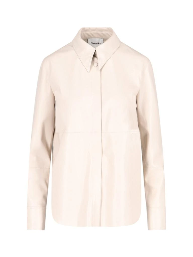 商品Nanushka|Nanushka Concealed Fastened Shirt,价格¥3035,第1张图片