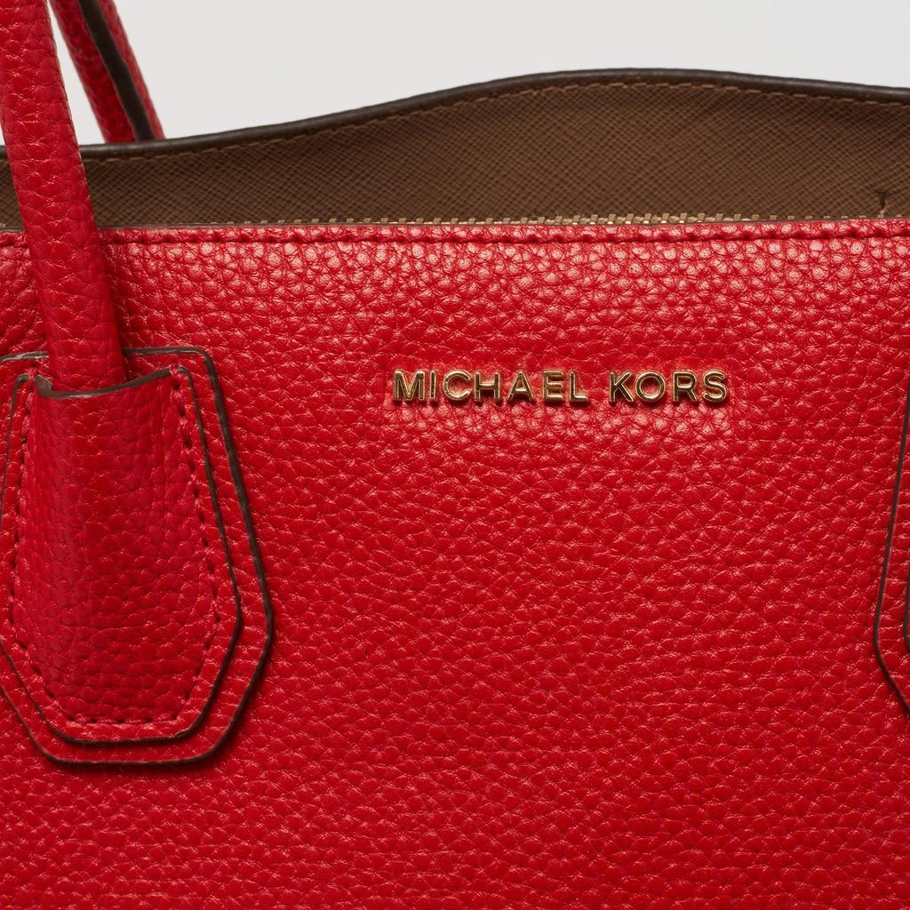 商品[二手商品] Michael Kors|MICHAEL Michael Kors Red Leather Mercer Gallery Tote,价格¥884,第5张图片详细描述