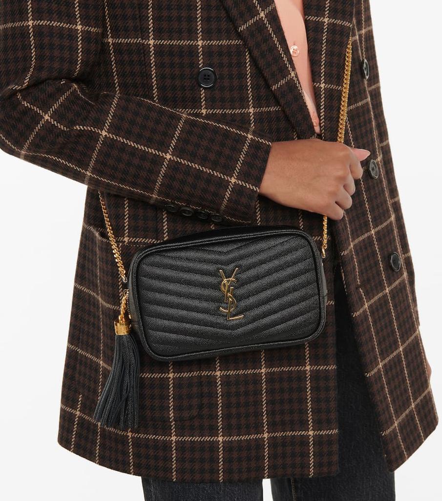 商品Yves Saint Laurent|Lou Mini leather crossbody bag,价格¥8785,第4张图片详细描述