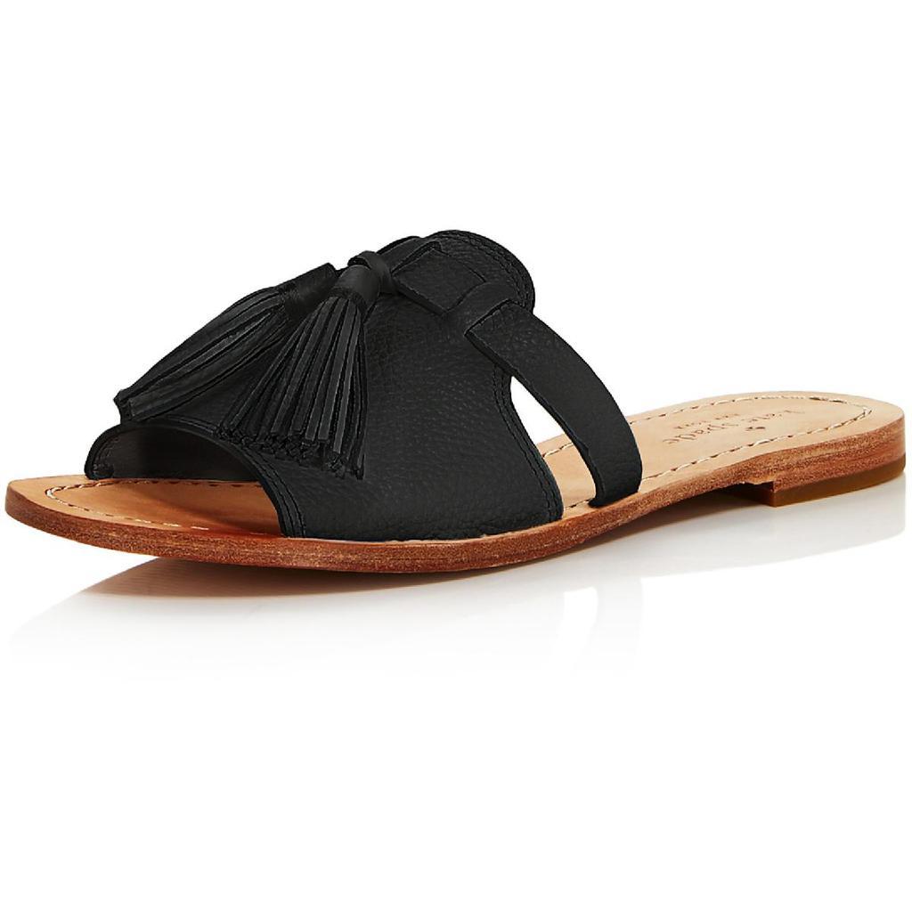 商品Kate Spade|Kate Spade Womens Coby Tassel Leather Flat Sandals,价格¥316,第1张图片