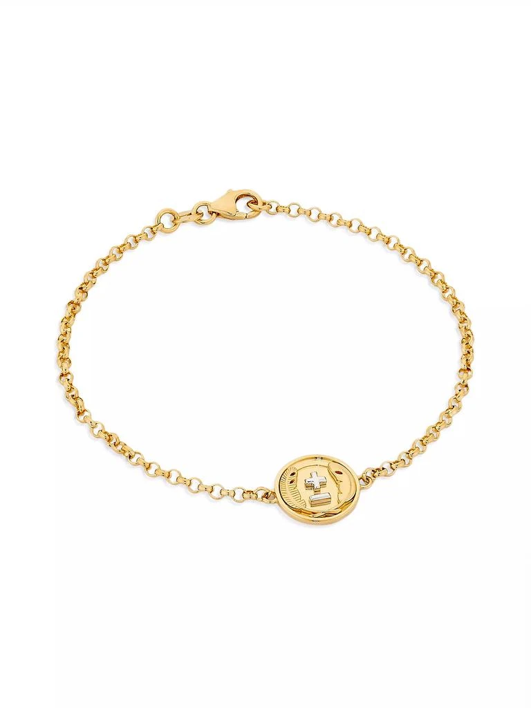 商品Foundrae|Vivacity Two-Tone 18K Gold Charm Bracelet,价格¥13442,第1张图片