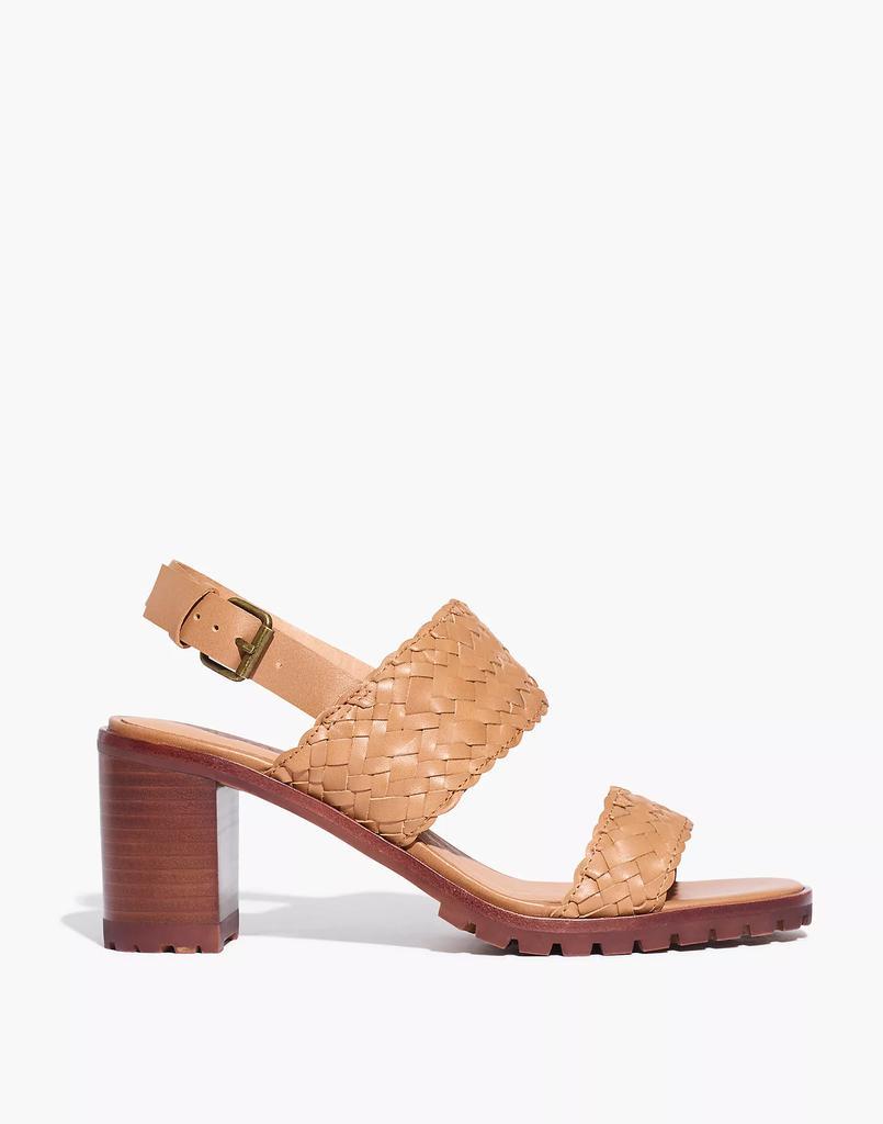 商品Madewell|The Kiera Lugsole Sandal in Woven Leather,价格¥442,第3张图片详细描述