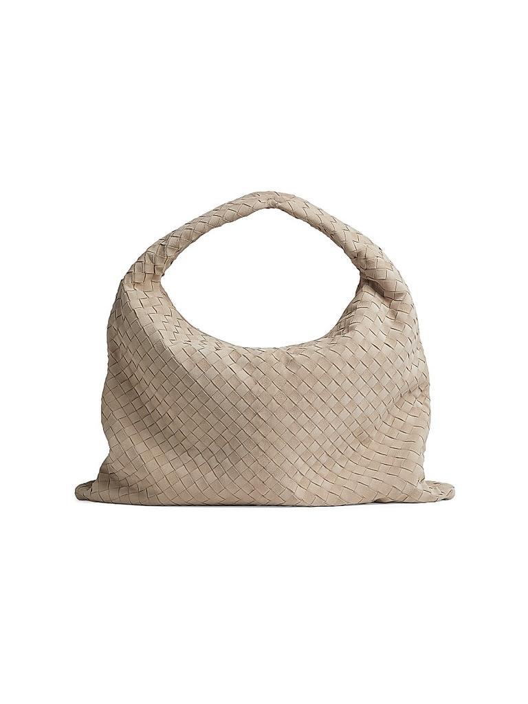 【関税&送料込】Bottega Veneta Hop Intrecciato Suede Shoulde Bottega Veneta Large Hop Intrecciato Suede Hobo Bag