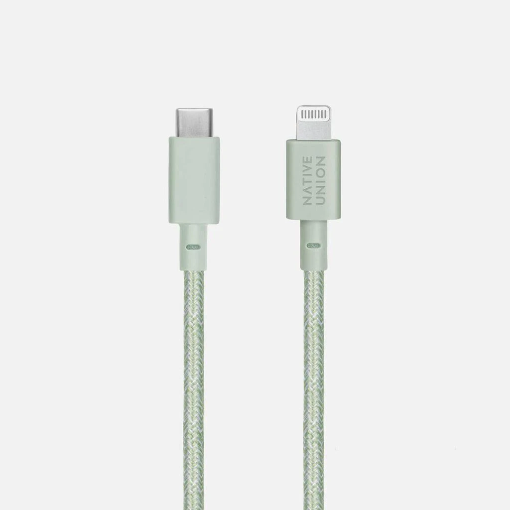 商品Native Union|Native Union Charging Belt Cable 3m - USB-C to Lightning - Sage,价格¥181,第2张图片详细描述