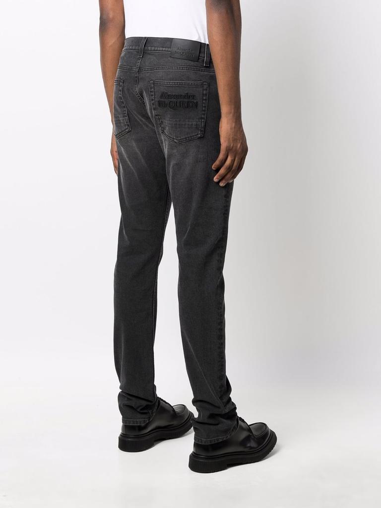 ALEXANDER MCQUEEN Skinny-cut denim jeans商品第4张图片规格展示